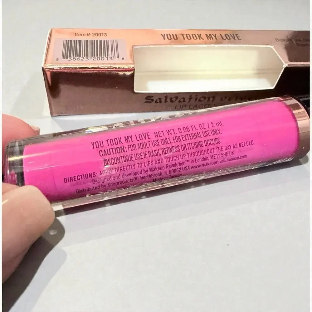 Makeup Revolution Salvation Velvet Lip Lacquer You Took My Love New